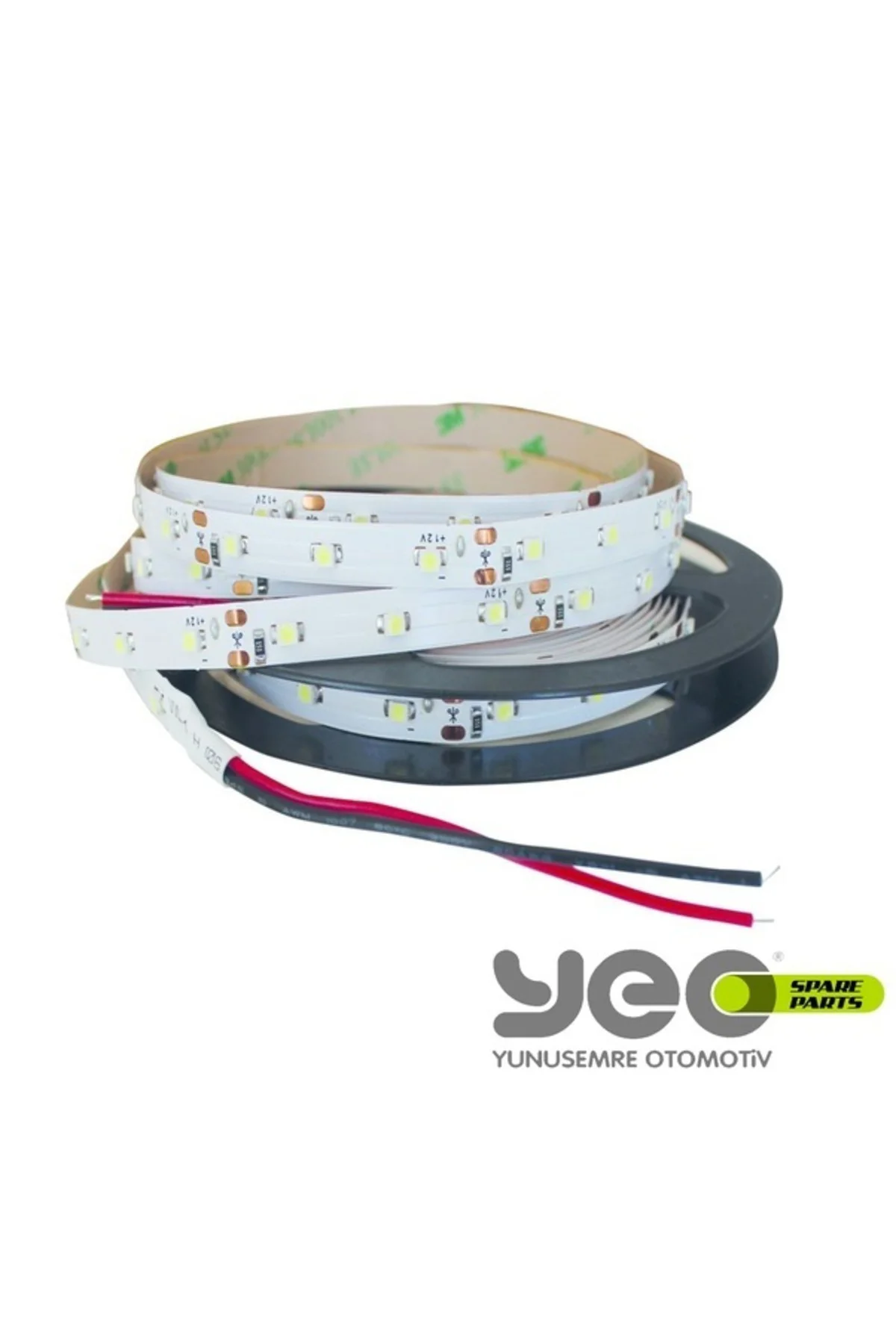 2835 Tek Çipli 12v 5metre Silikonsuz Şerit Led Beyaz