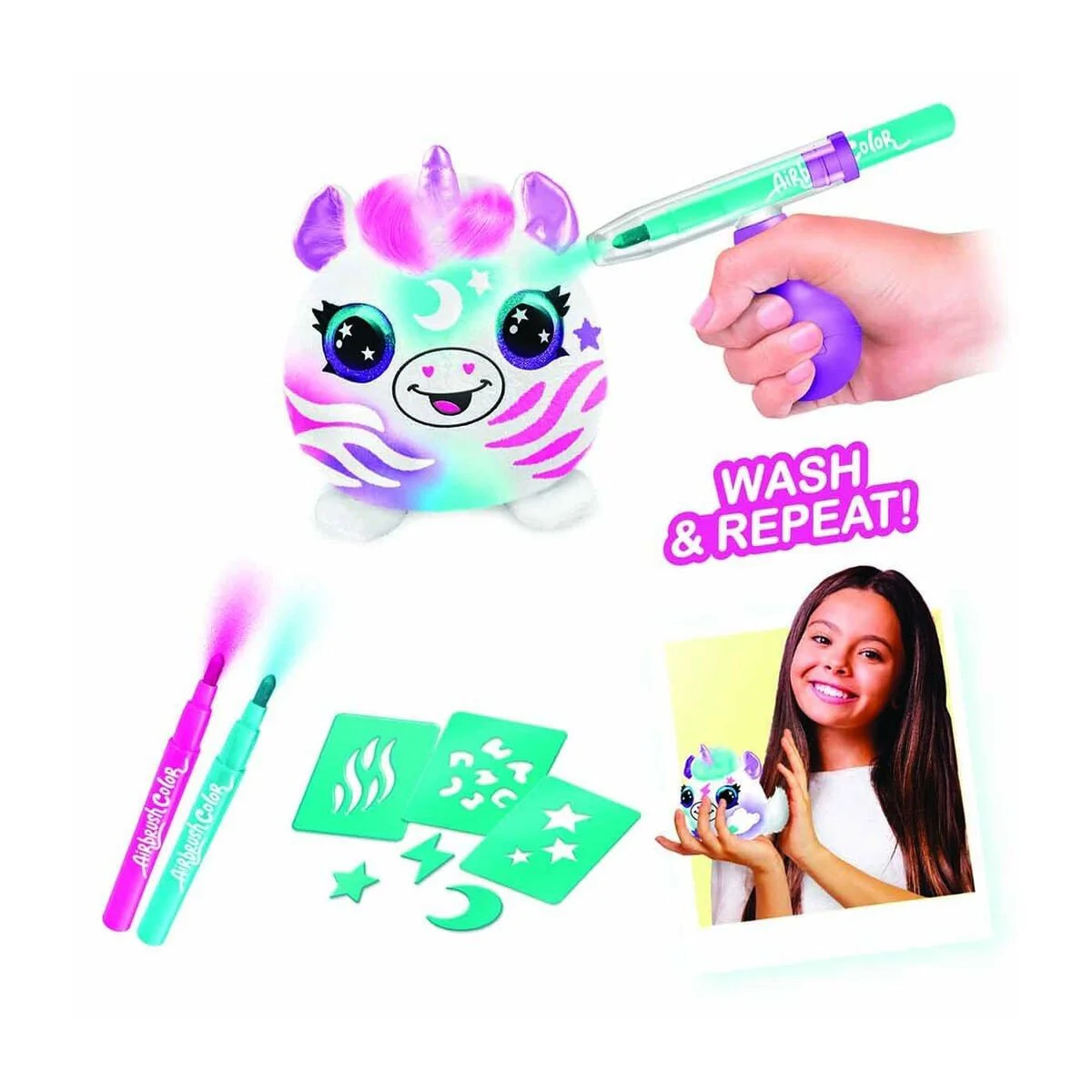 28796 SUN-CNL-HOBİ SET AIRBRUSH PLUSY STERY MINI PLUSH Fiyatı, Yorumları ve Özellikleri