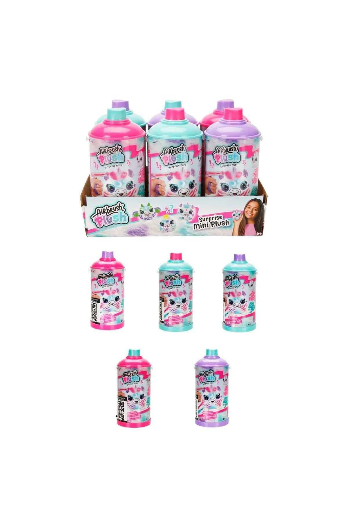 28796 SUN-CNL-HOBİ SET AIRBRUSH PLUSH MY STERY MINI PLUSH