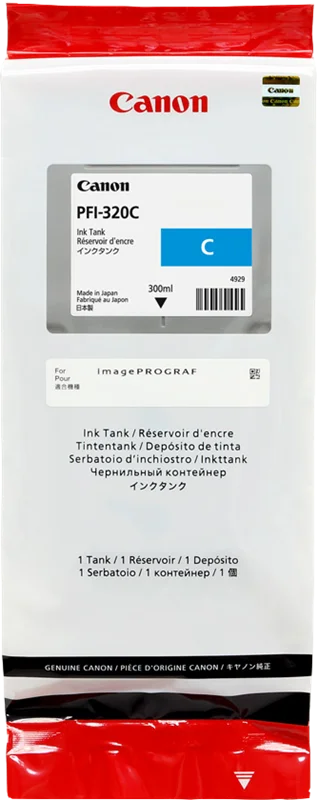2891C001 PFI-320 CYAN KARTUŞ (320 ml)/TM-200/TM-300/TM-305