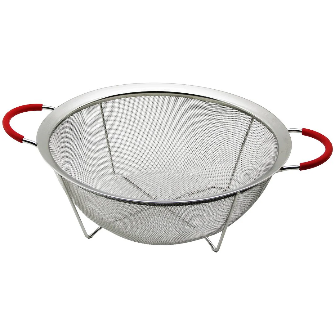 28CM Tel Sepet Metal Süzgeç Silikon Kılıflı Kulp Metal Çerçeve - Ayak Fiyatı, Yorumları ve Özellikleri
