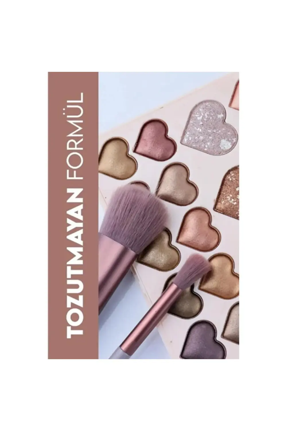 28'li Sedefli Shine Kalp Far Paleti - 2'li Set