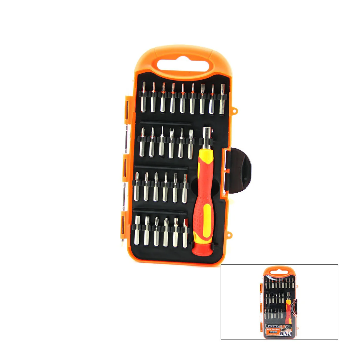 28pcs Saatçi Telefon Bits Tornavida Seti 27pcs Uç + 1-t.vida Sapı 5224
