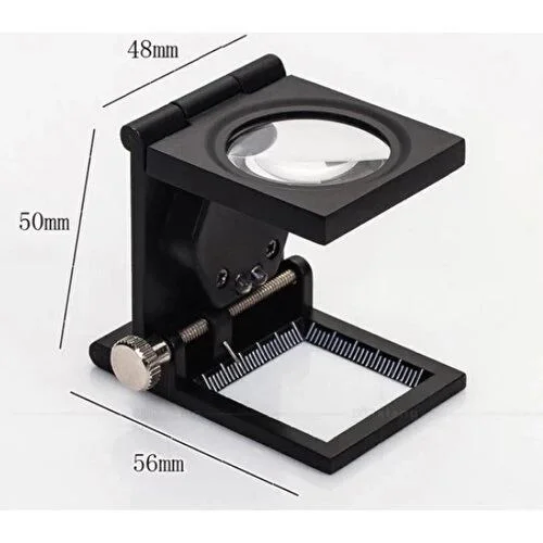 28x28mm Katlanır Sayaçlı Metal Lup - 2 LED Işıklı 10X Büyüteç Th9005a Fiyatı, Yorumları ve Özellikleri