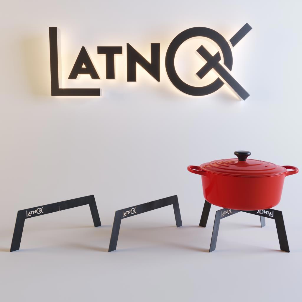 Latnox 29 Cm  Ox+ Kamp Ocaği - Ateş Üstü İzgara - Kamp Malzemesi  Latnox 29 Cm  Ox+ Kamp Ocaği - Ateş Üstü İzgara - Kamp Malzemesi