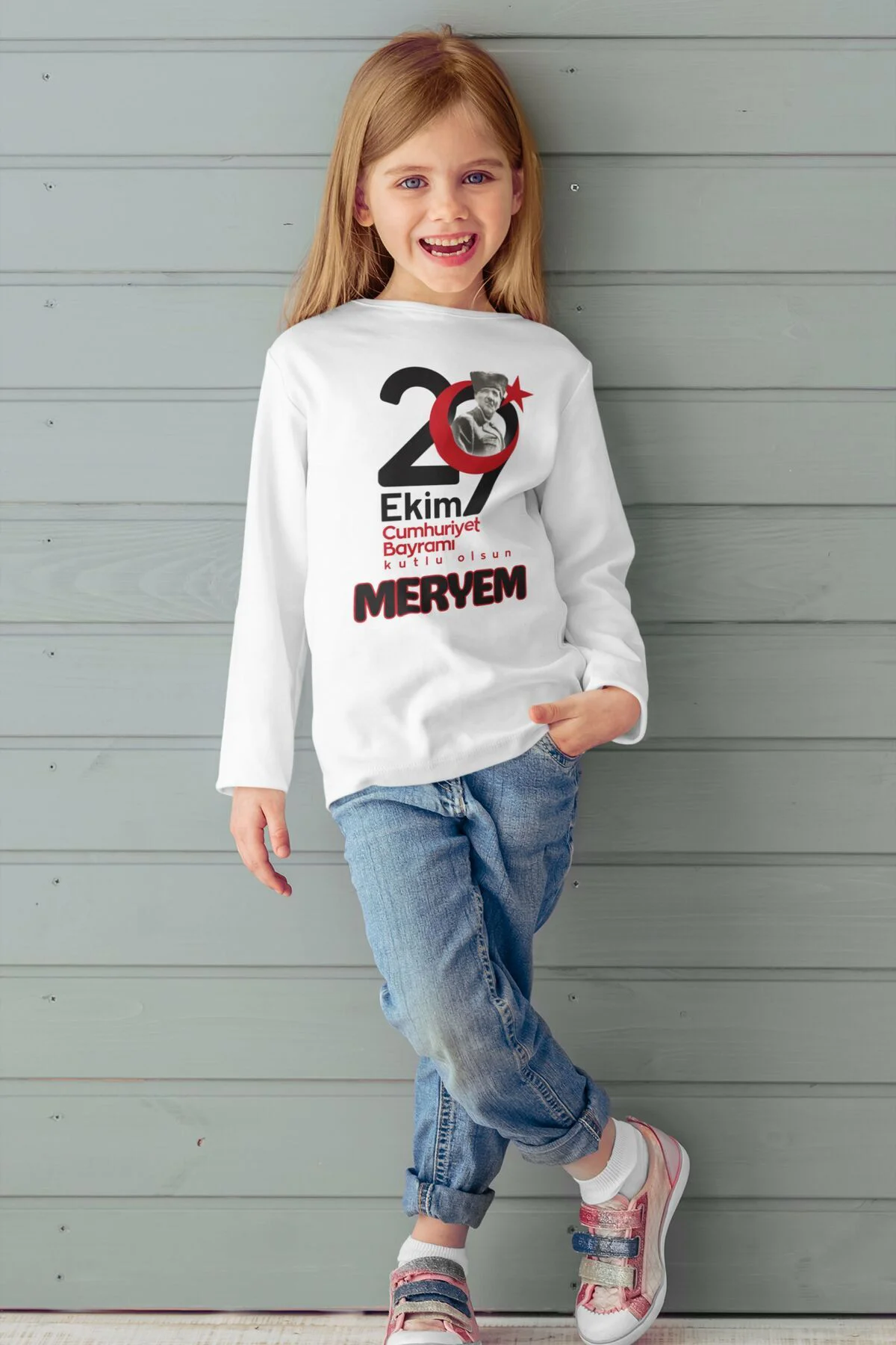 29 Ekim Cumhuriyet Baryarı Tema1 Kişiye Özel Çocuk Tişörtü 29 Ekim Cumhuriyet Baryarı Tema1 Kişiye Özel Çocuk Tişörtü