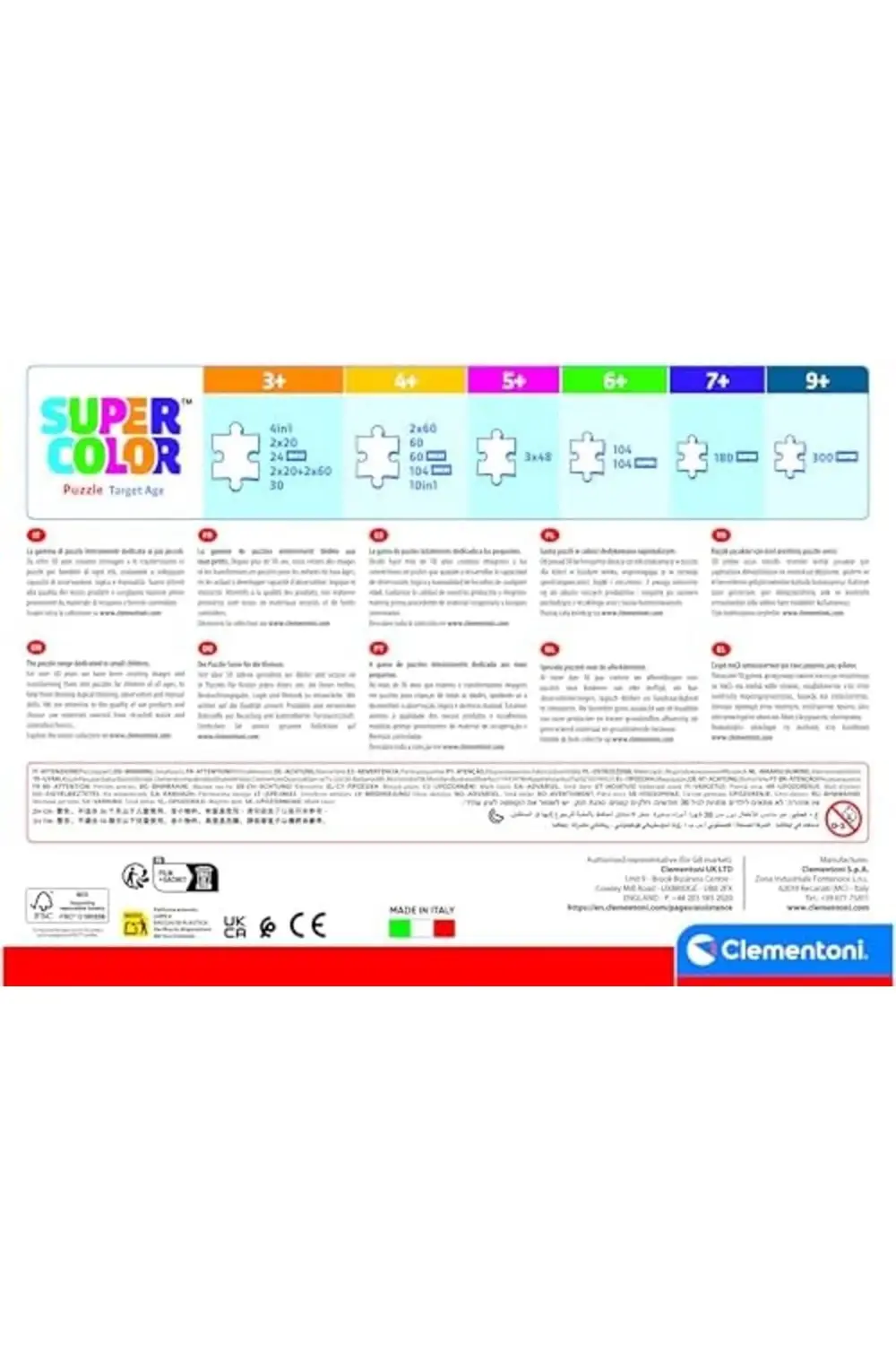 29105, Paw Patrol Supercolor 180 Parça Yapboz 1088605