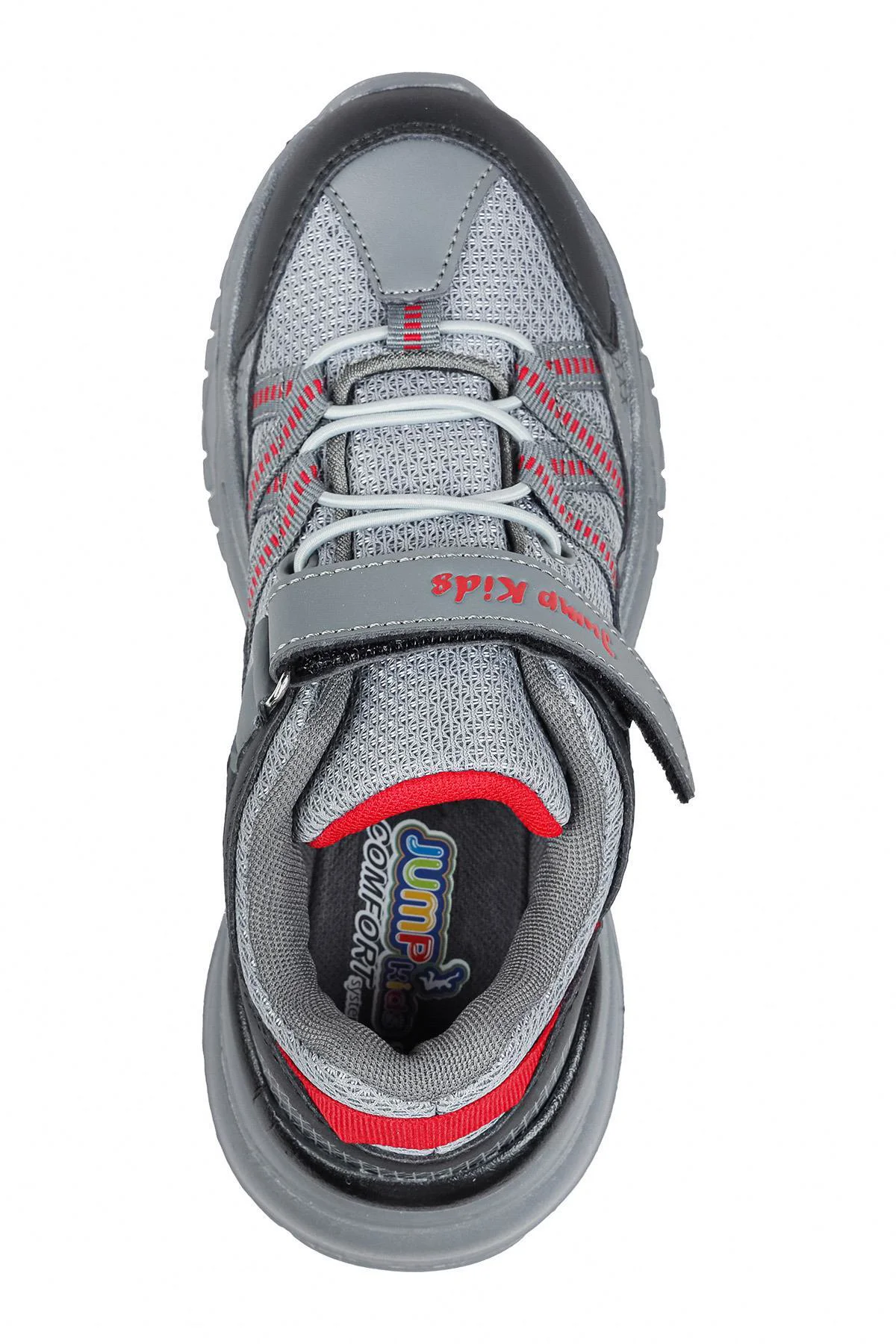 29187 Cırtlı Gri Üniseks Çocuk Sneaker Günlük Spor Ayakkabı