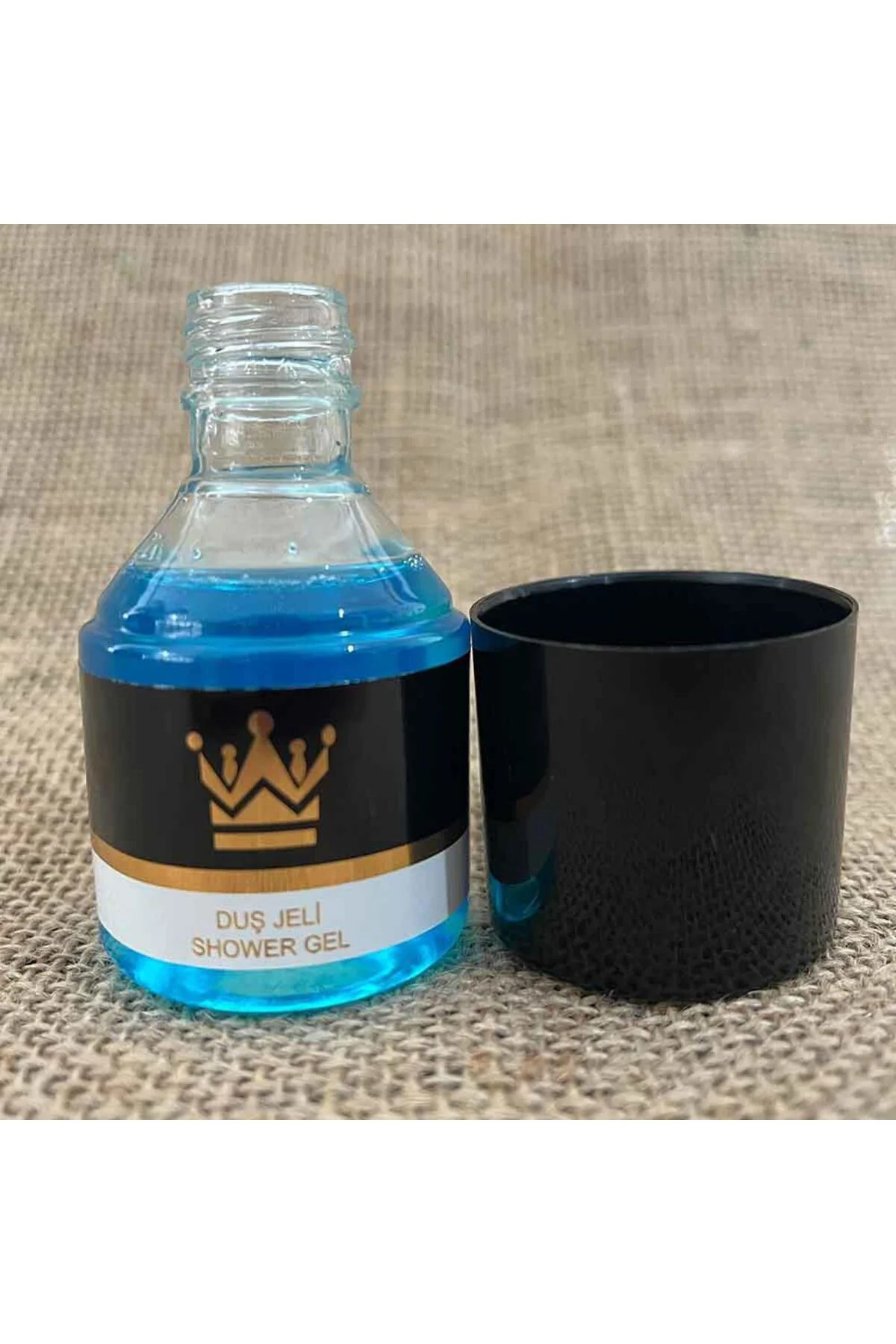295 Adet Standart Otel Duş Jeli Geniş Kapak Yaldızlı 50 Ml Silind