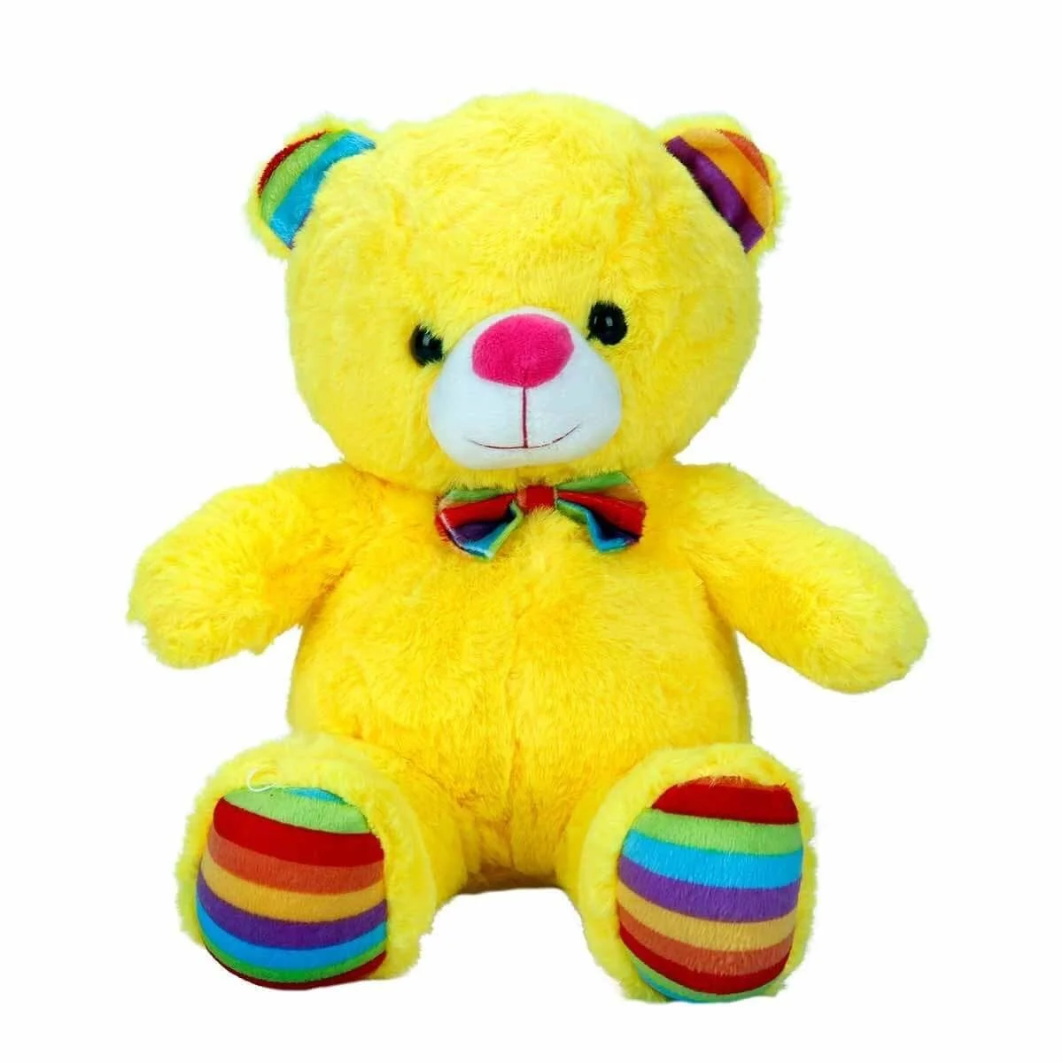 2962 Oturan Kurdeleli Renkli Peluş Ayı 30 cm -Sunman Fiyatı, Yorumları ve Özellikleri
