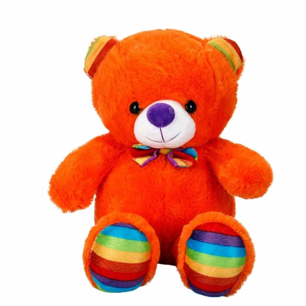 2962 Oturan Kurdeleli Renkli Peluş Ayı 30 cm - Fiyatı, Yorumları ve Özellikleri
