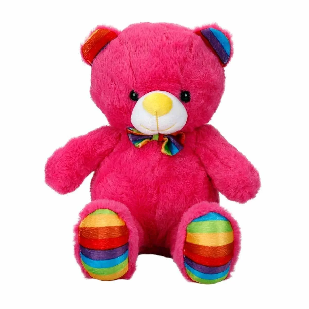 2962 Oturan Kurdeleli Renkli Peluş Ayı 30 cm -Sunman Fiyatı, Yorumları ve Özellikleri