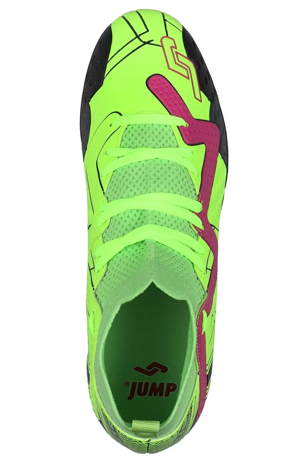 29683 Neon Yeşil Çoraplı Halı Saha Krampon Futbol Ayakkabısı