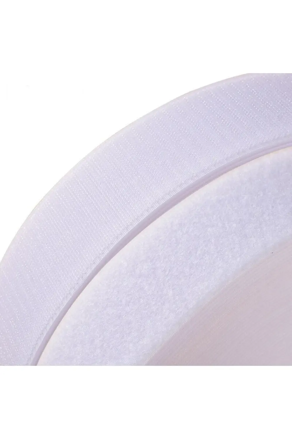 Tuhafiyecimiz 2Cm Eninde Cırt Bant - Cırtcırt - Amerikan Fermuar 10 Metre Beyaz