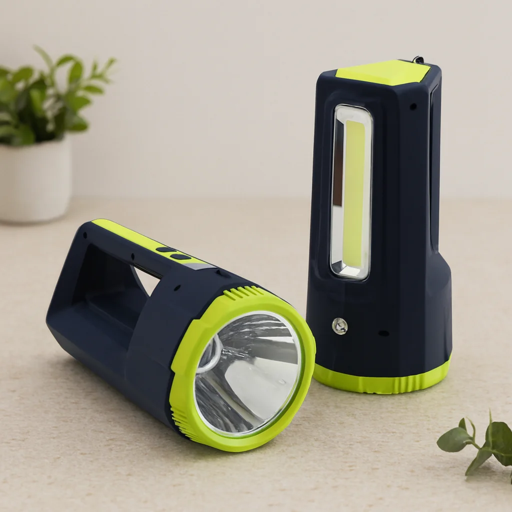 2in1 30W/10W COB LED USB &amp; Oto Şarjlı El Feneri Projektör
