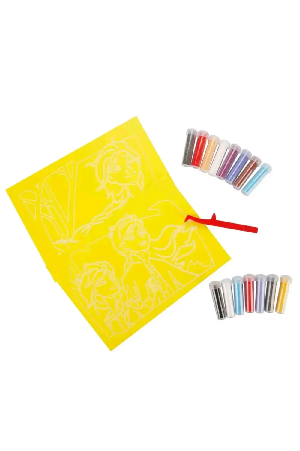 2in1 Disney Frozen Kum Boyama Seti Ds 34