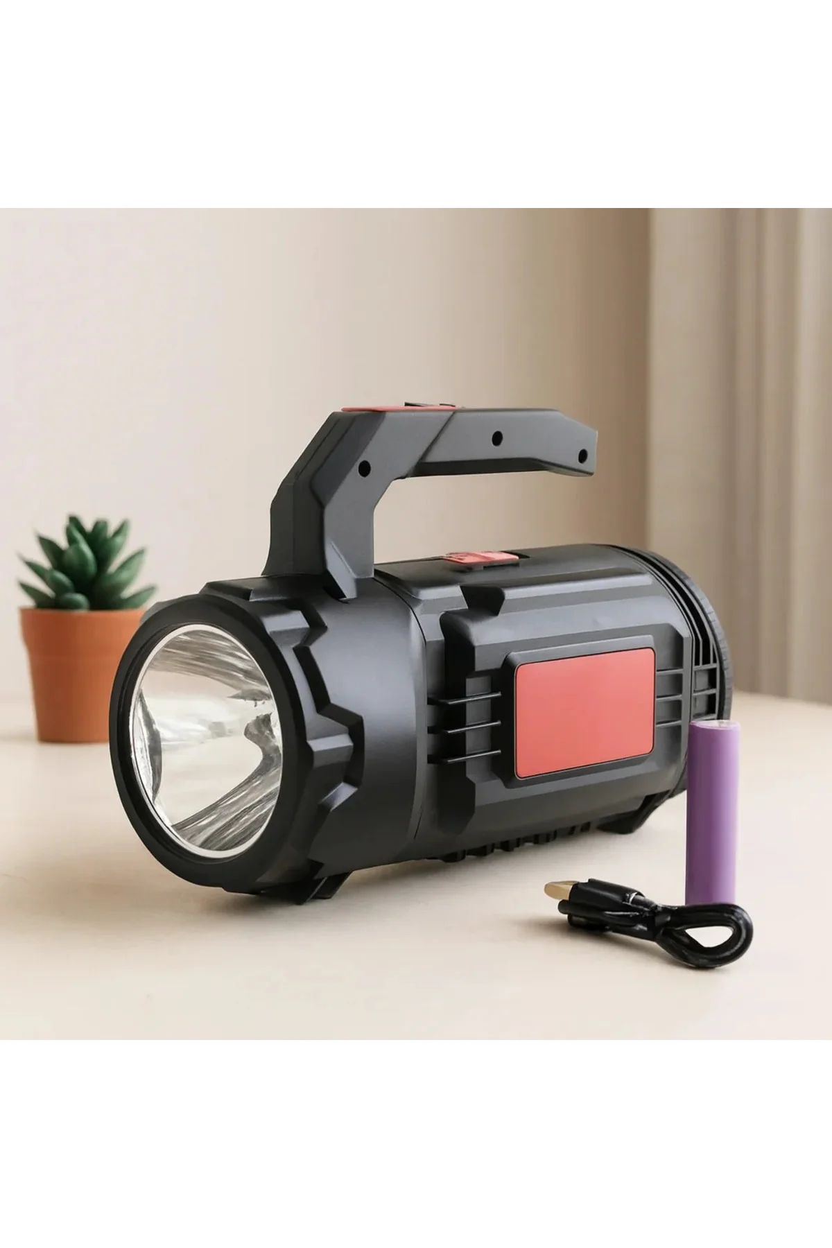 2in1 LED+COB Şarjlı El Feneri ve Projektör - USB/Type-C/Pil, 19 Parça Tamir Seti 2in1 LED+COB Şarjlı El Feneri ve Projektör - USB/Type-C/Pil, 19 Parça Tamir Seti