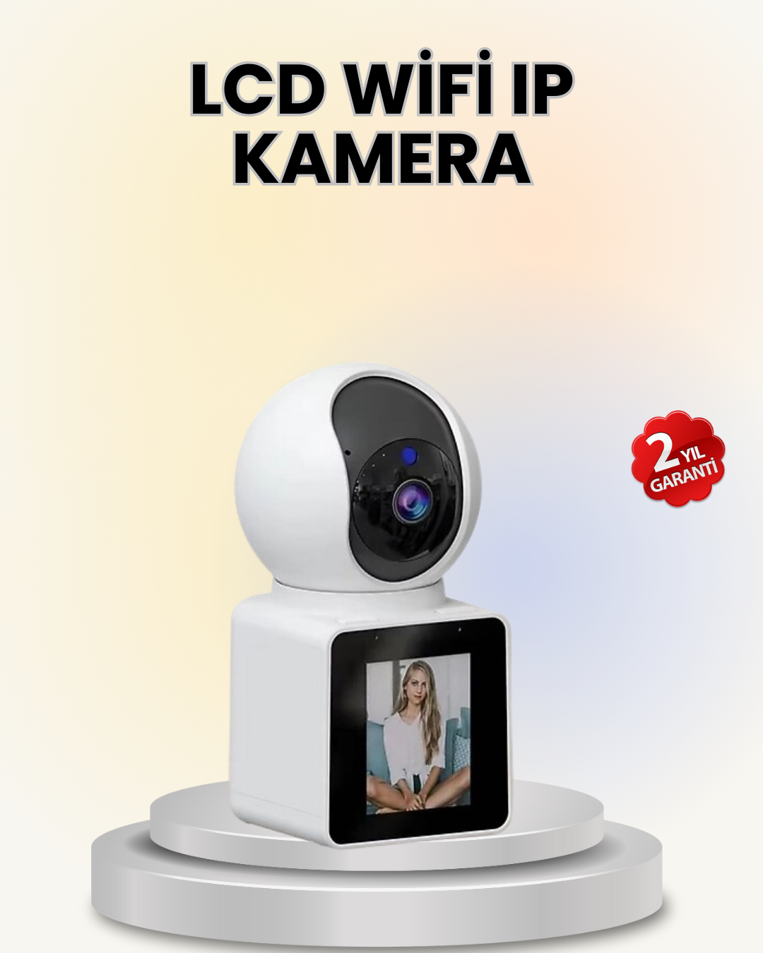 2K Gece Görüşlü Kapalı Alan Kamera Çift Yönlü Konuşma ve Akıllı A