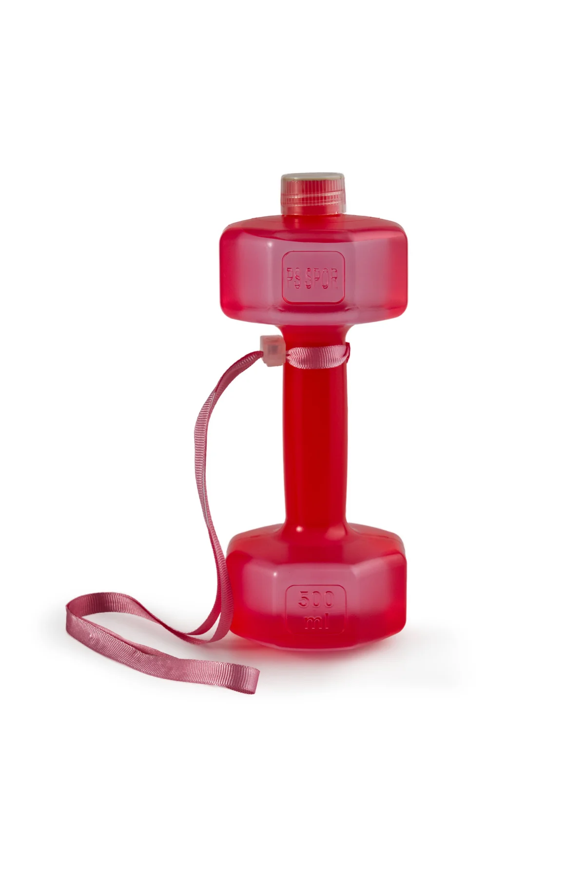 2Kg Pembe Renk Dambıl Set,Pembe Renk 500ML Dambıl Suluk