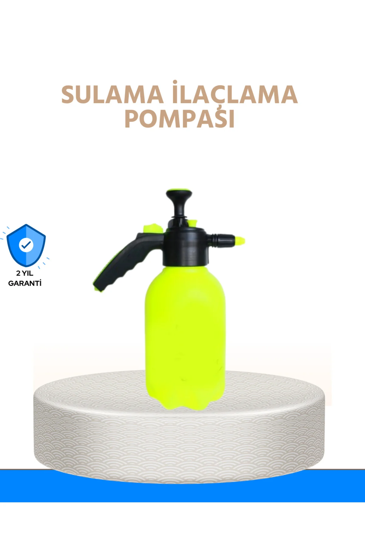 2L Bahçe ve Araç Temizlik Pompası Bakır Uçlu Basınçlı Sprey