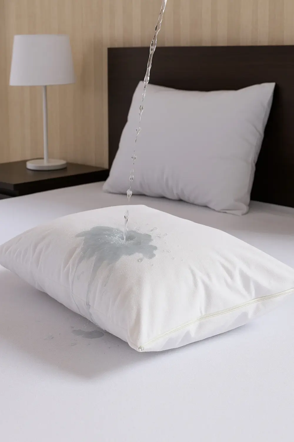 2'Li %100 Pamuk Su Sıvı Geçirmez Yastık Alezi Yastık Koruyucu Yas