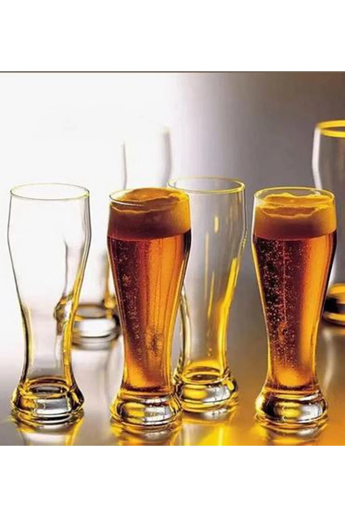 2'li 415 Cc Weizenbeer & Pils Bira Bardağı 2'li 415 Cc Weizenbeer & Pils Bira Bardağı