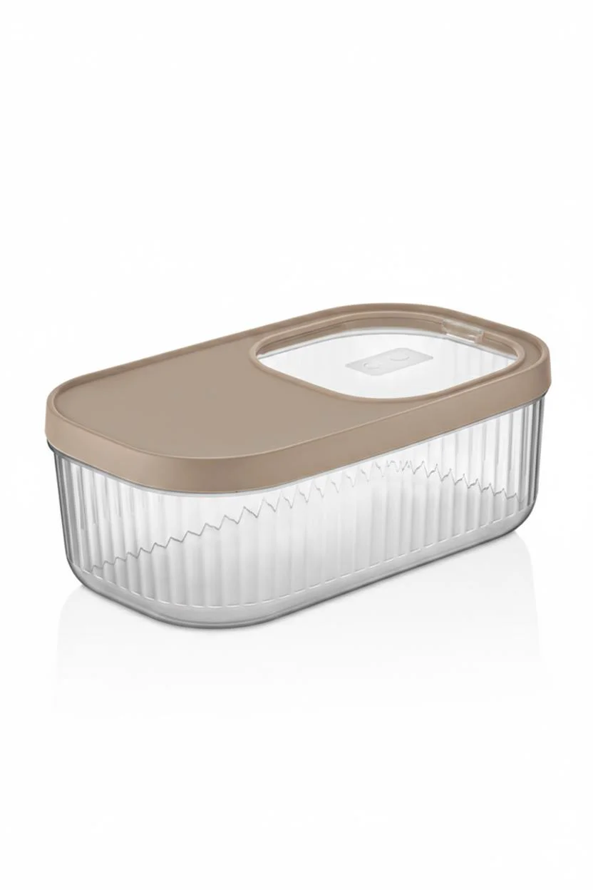 2'Li 5 LT Multibox Vizon Kayar Kapaklı Saklama Kabı &amp; Erzak Kabı &amp; Toz Ve Tablet Deterjan Kutusu