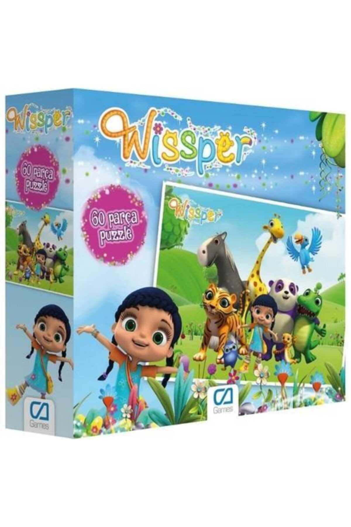 Ca Games 2'Li 60 Parça Puzzle Set (5101-5097)