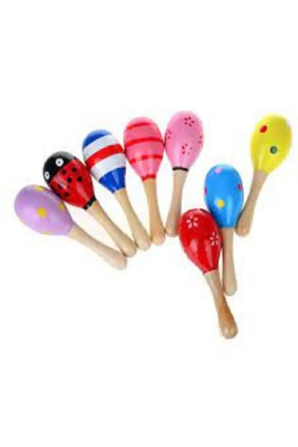 2'li Ahşap Marakas Seti 2'li Ahşap Marakas Seti