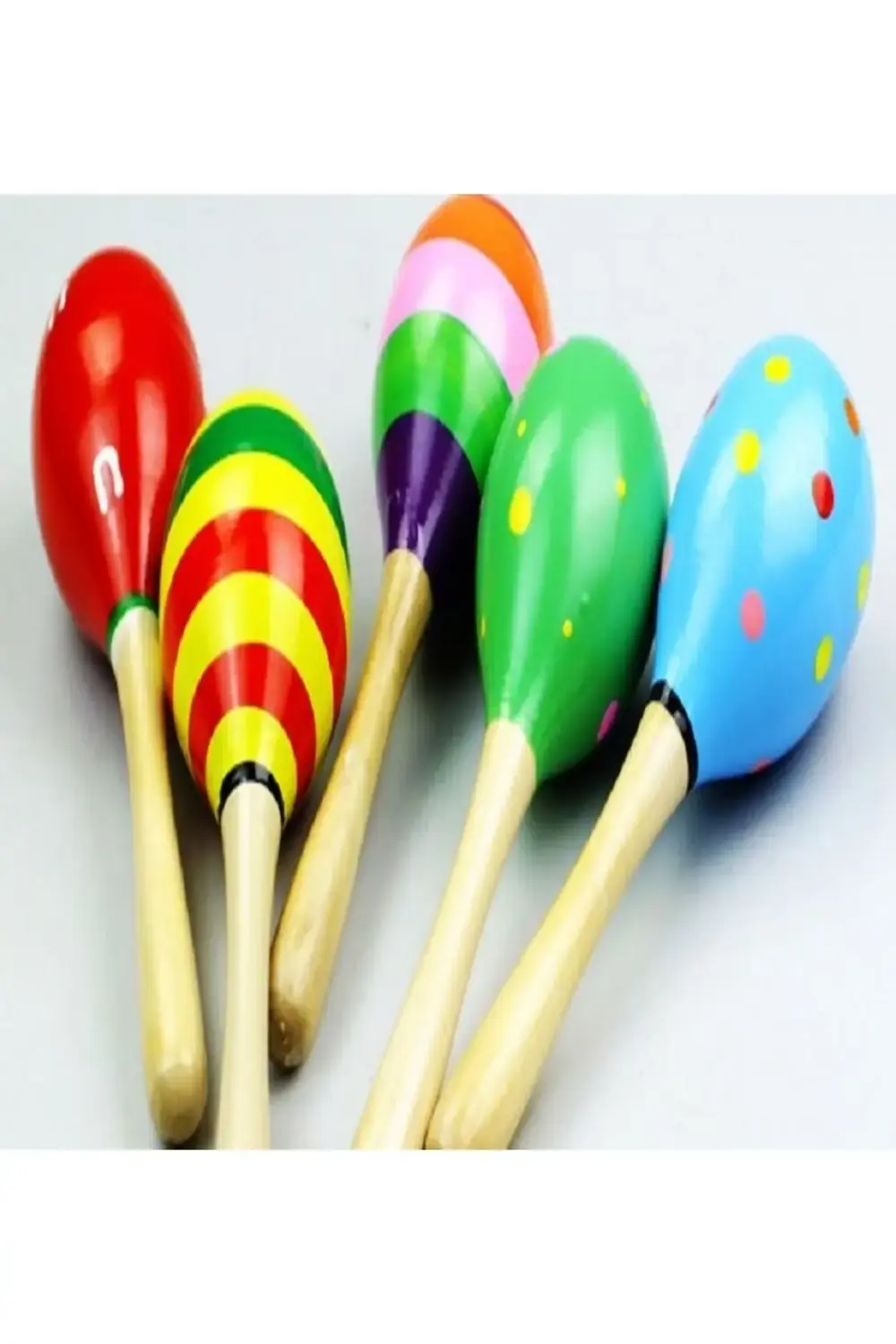 2'li Ahşap Marakas Seti 2'li Ahşap Marakas Seti