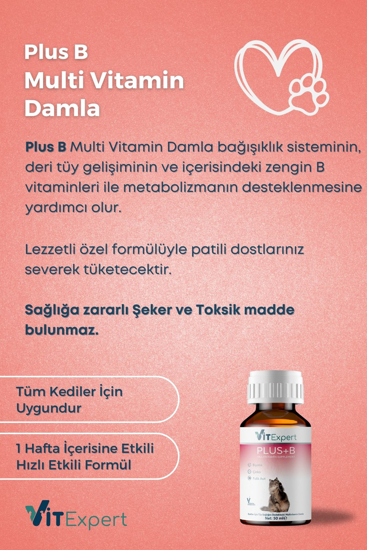 Vitexpert 2'Li Avantaj Paketi - Tüy Dökülme Önleyici Damla 50 Ml Ve Tüy Sağ