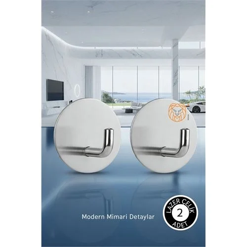 2'li Banyo ve Mutfak Askı Seti - SUS304 Lazer Kesim Çelik  Ultra 