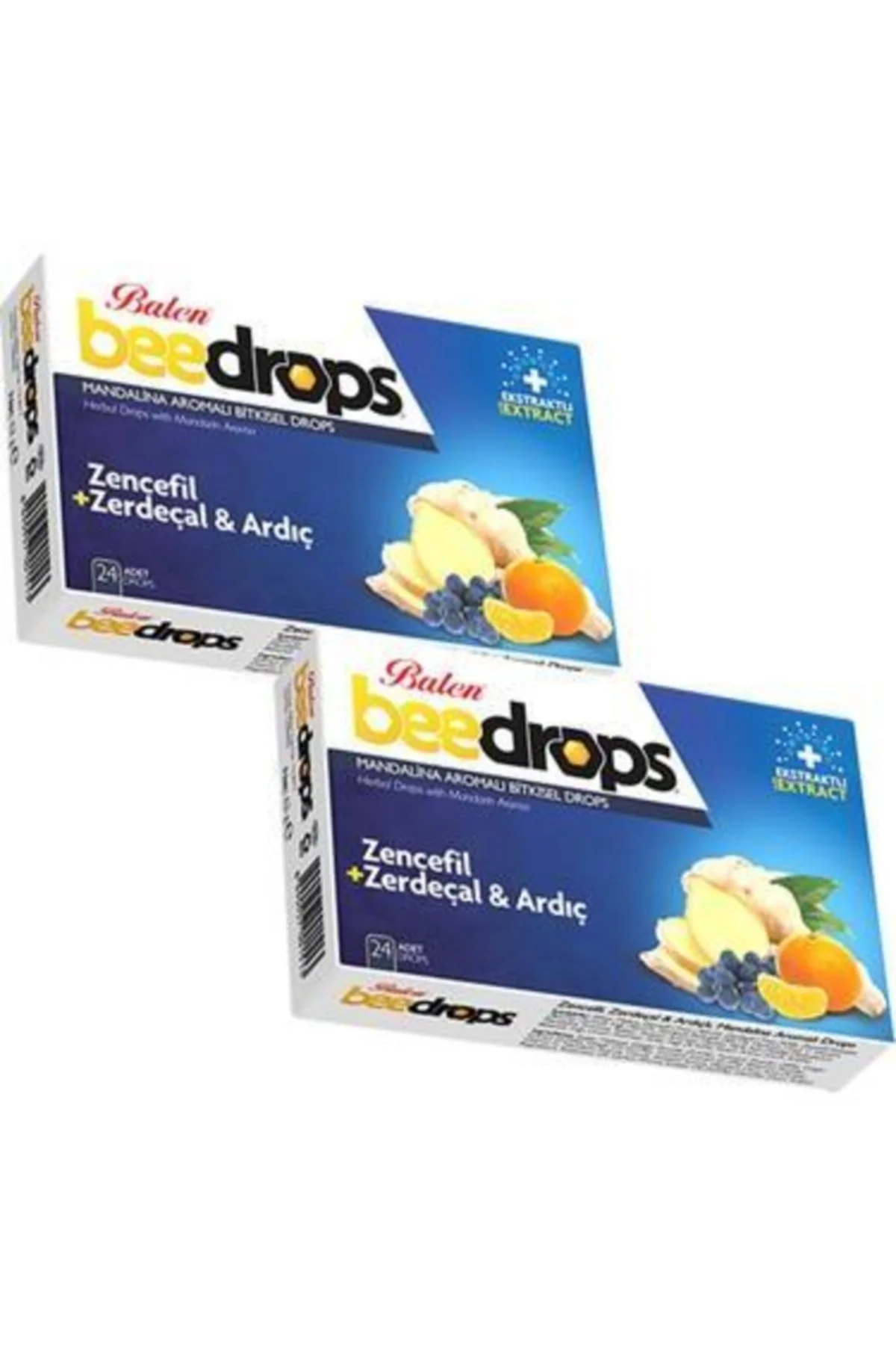 2'li Beedrops Zencefil Zerdeçal Ardıç Mandalina Aromalı Drops 24 Adet Boğaz Pastili Fiyatı, Yorumları ve Özellikleri