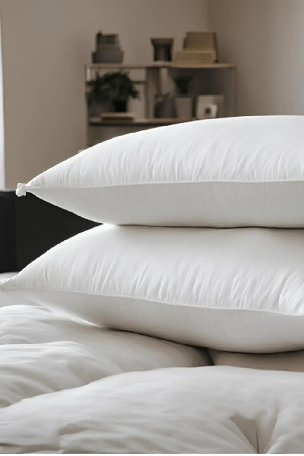 2'li Boncuk Silikon Elyaf Dolgulu Mikrofiber Yastık, 1000 gram Do