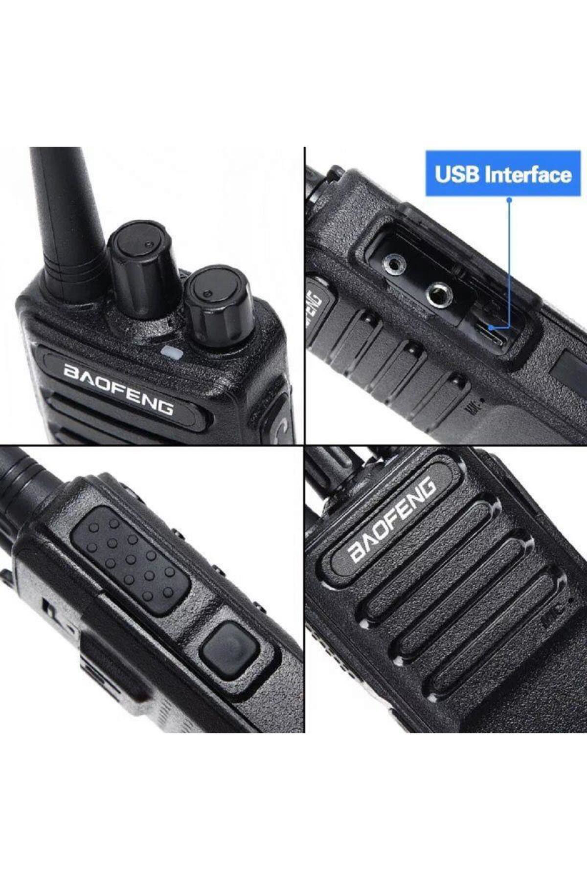 2li C8 V2 V78 Usb Şarj Pmr Telsiz Inşaat Şantiye Av Gezi Zor Koşu