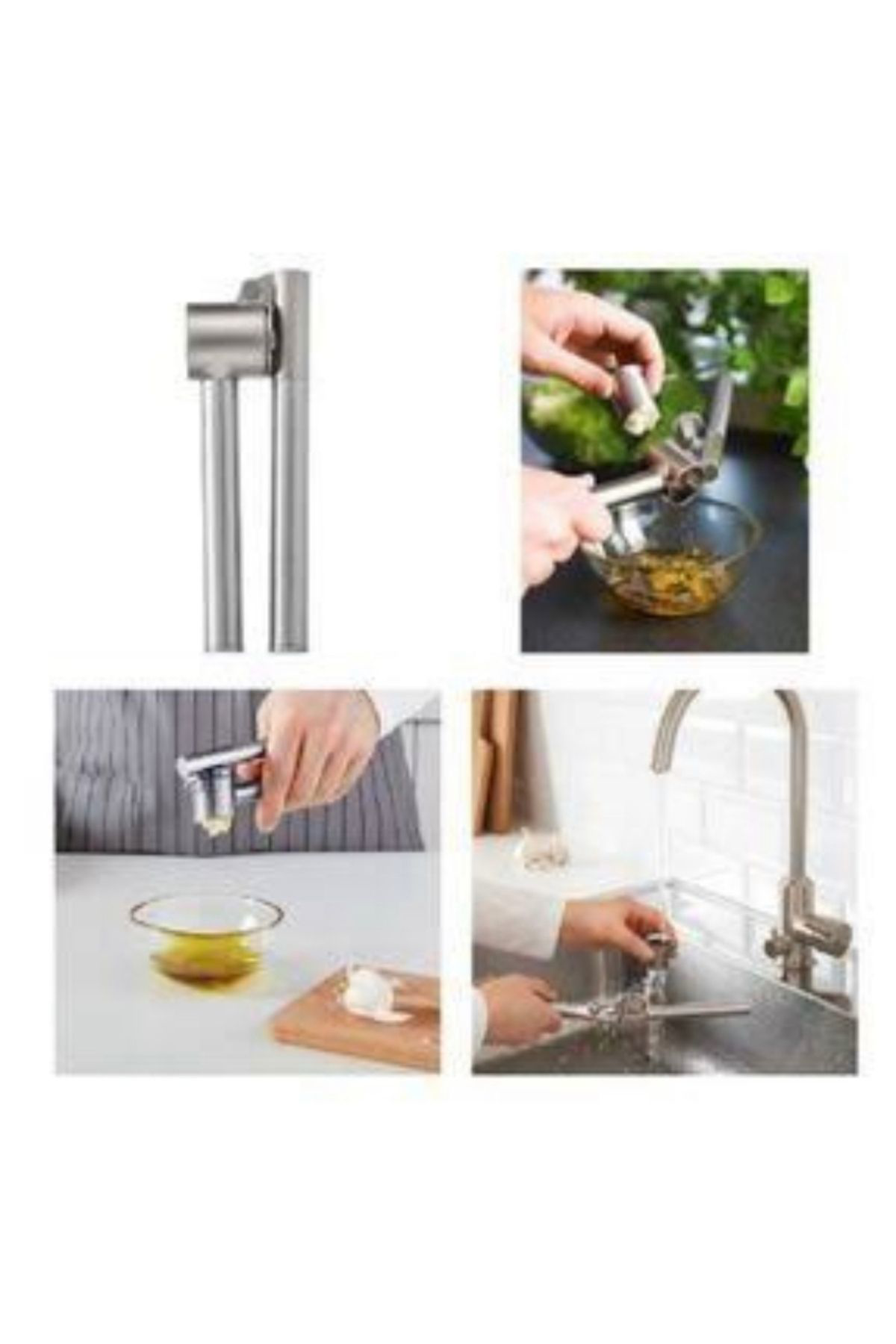 İkea 2'Li Çırpıcı+Çelik Rende+Çelik Sarımsak Ezici