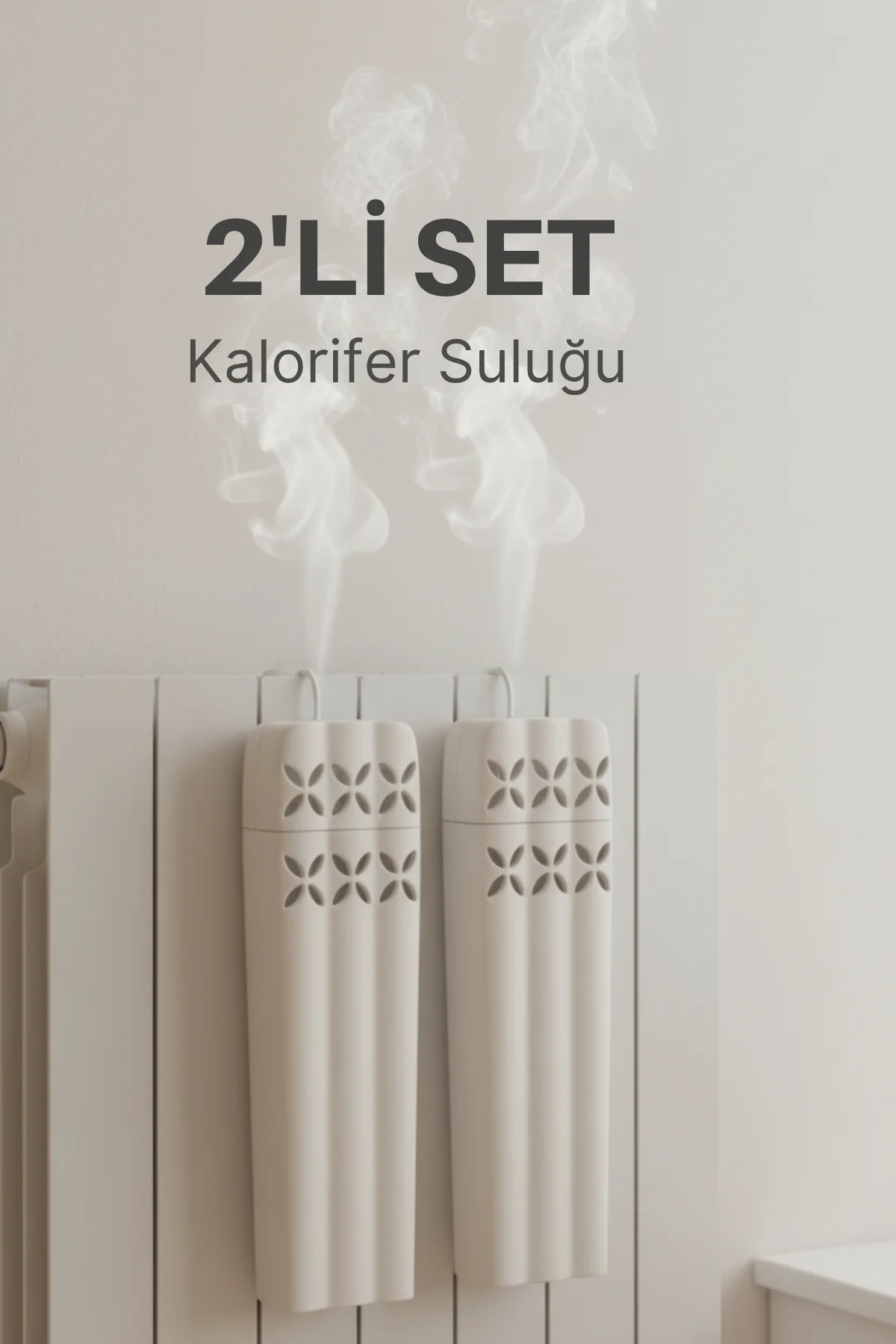 2'li Dekoratif Kalorifer Suluğu Oda Hava Nemlendirici Radyatör Petek Suluğu