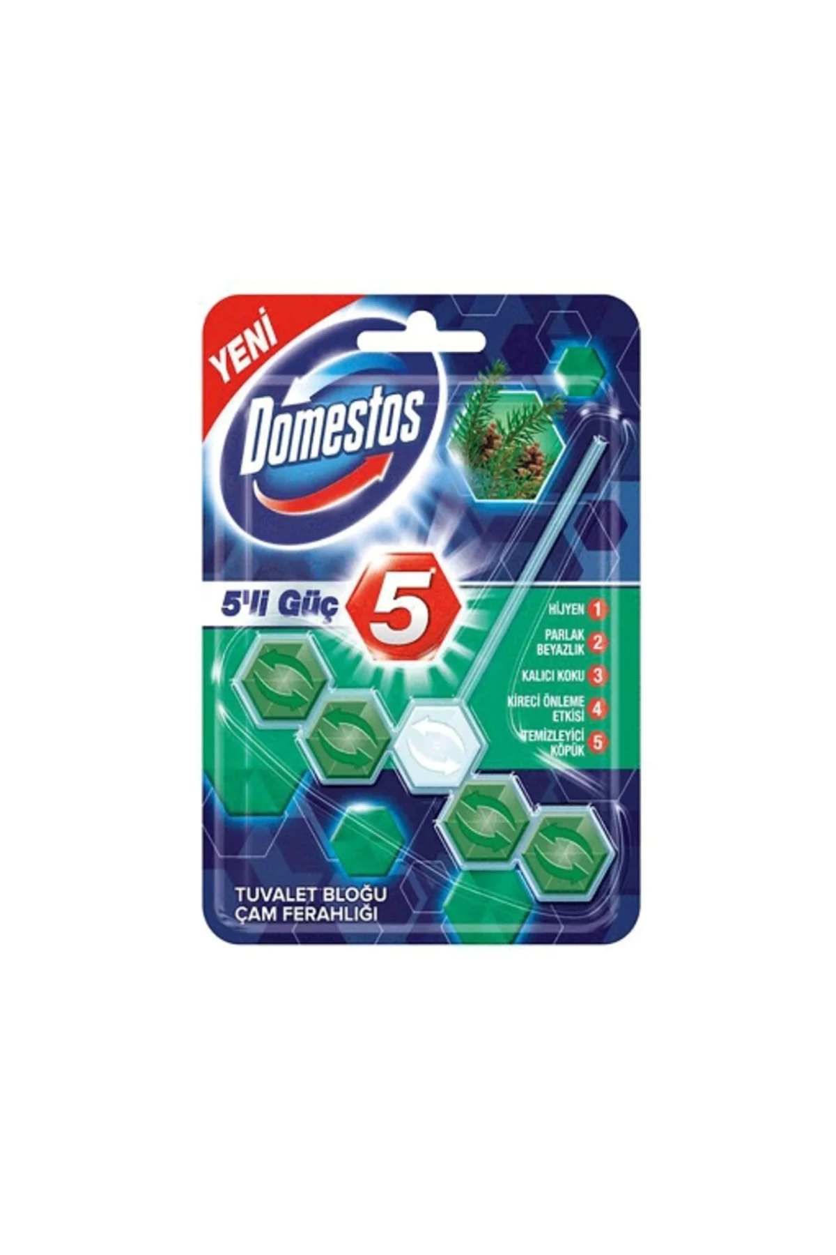 2'li Domestos WC Blok 55 Gr. Cam Ferahlığı