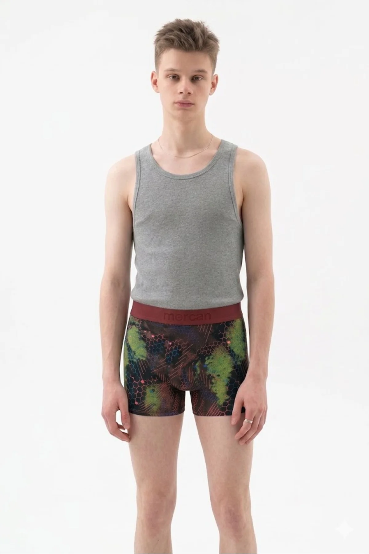 2'li ERKEK BOXER PAKETİ- SLİP BOXER BİO DESENLİ