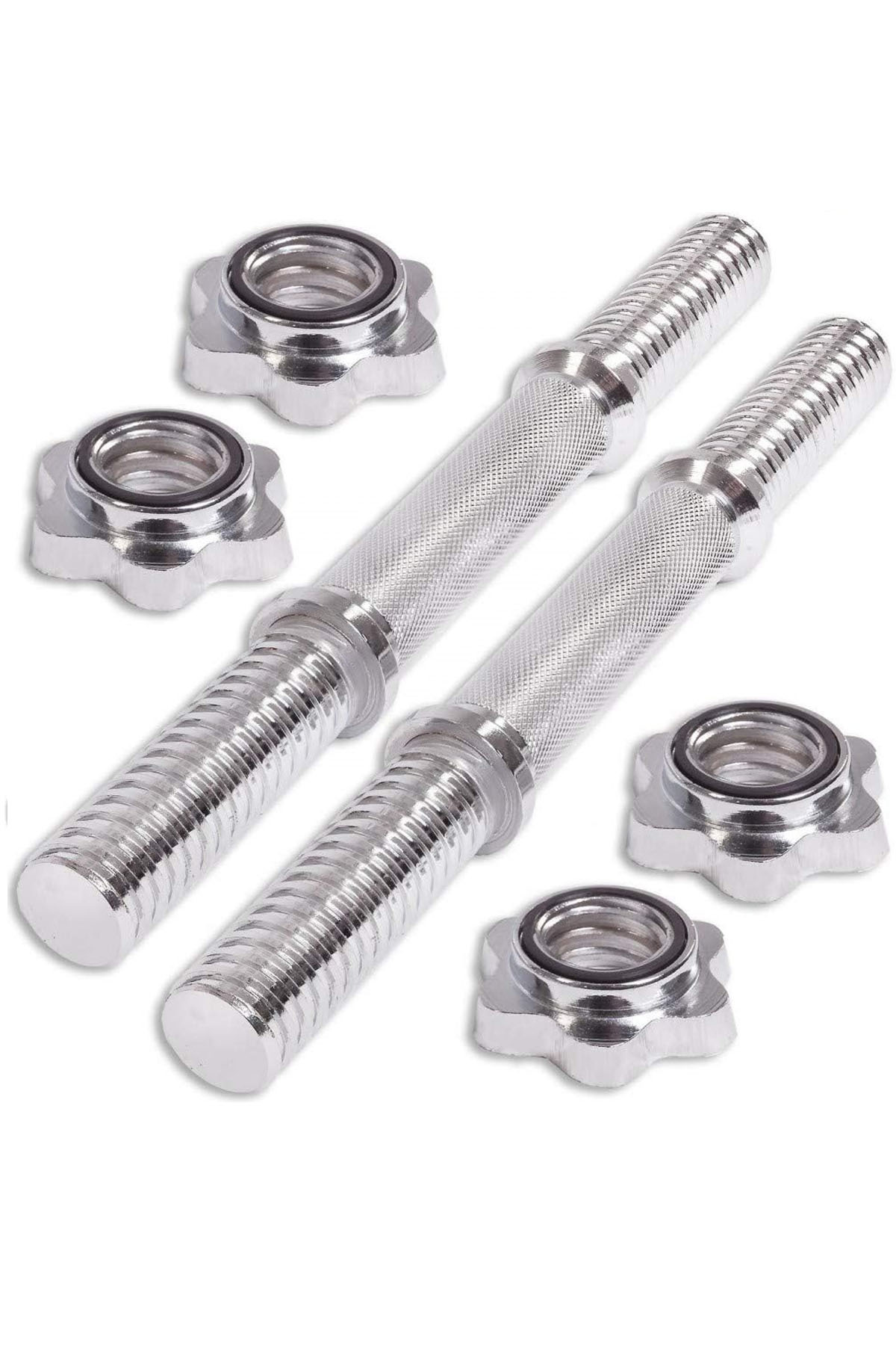 Jet 2'Li Full Krom Kısa Bar 36 Cm İçi Dolu Kısa Bar 25,4 Mm İle 29 Mm