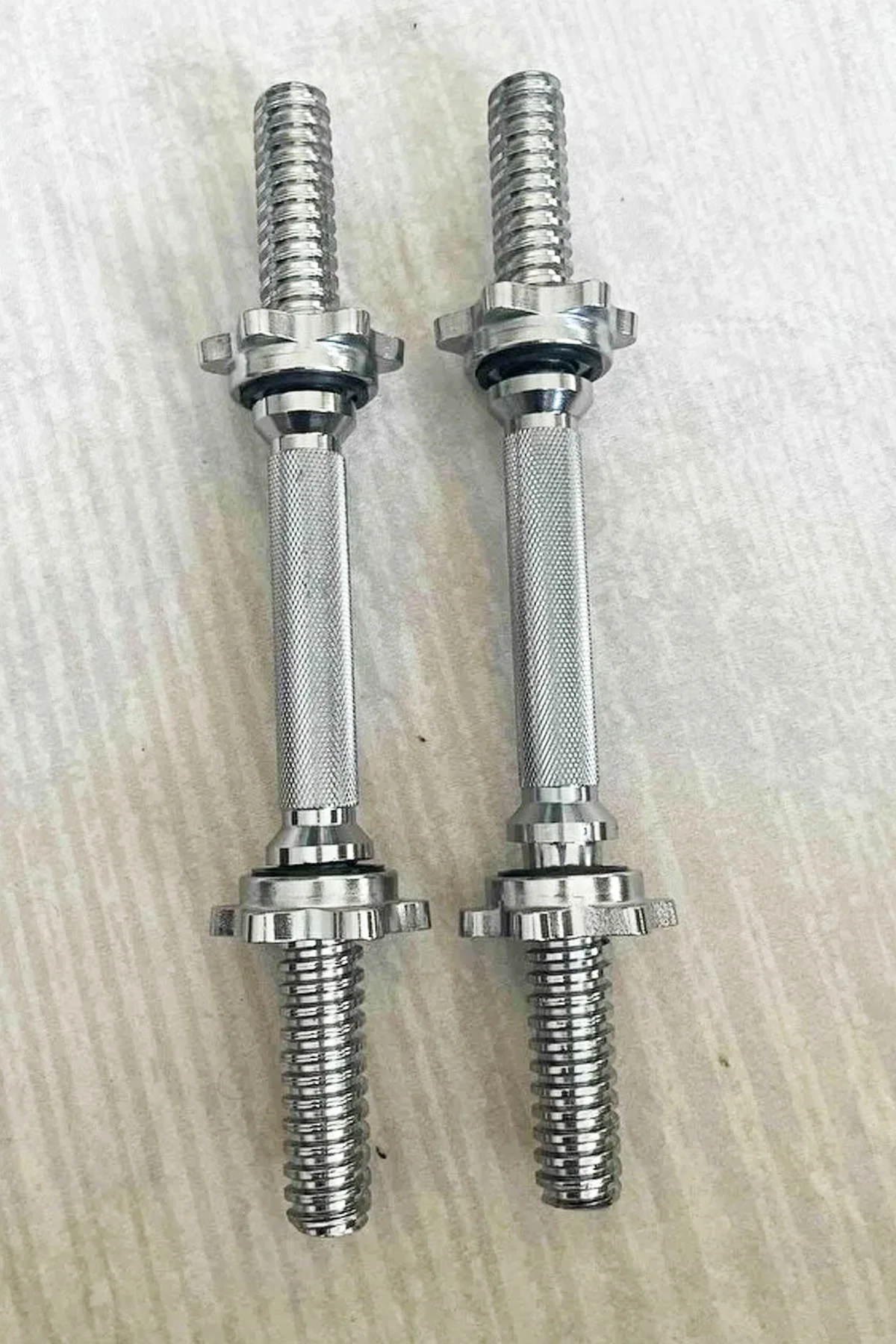 2'Li Full Krom Kısa Bar 36 Cm İçi Dolu Kısa Bar 25,4 Mm Ile 29 Mm