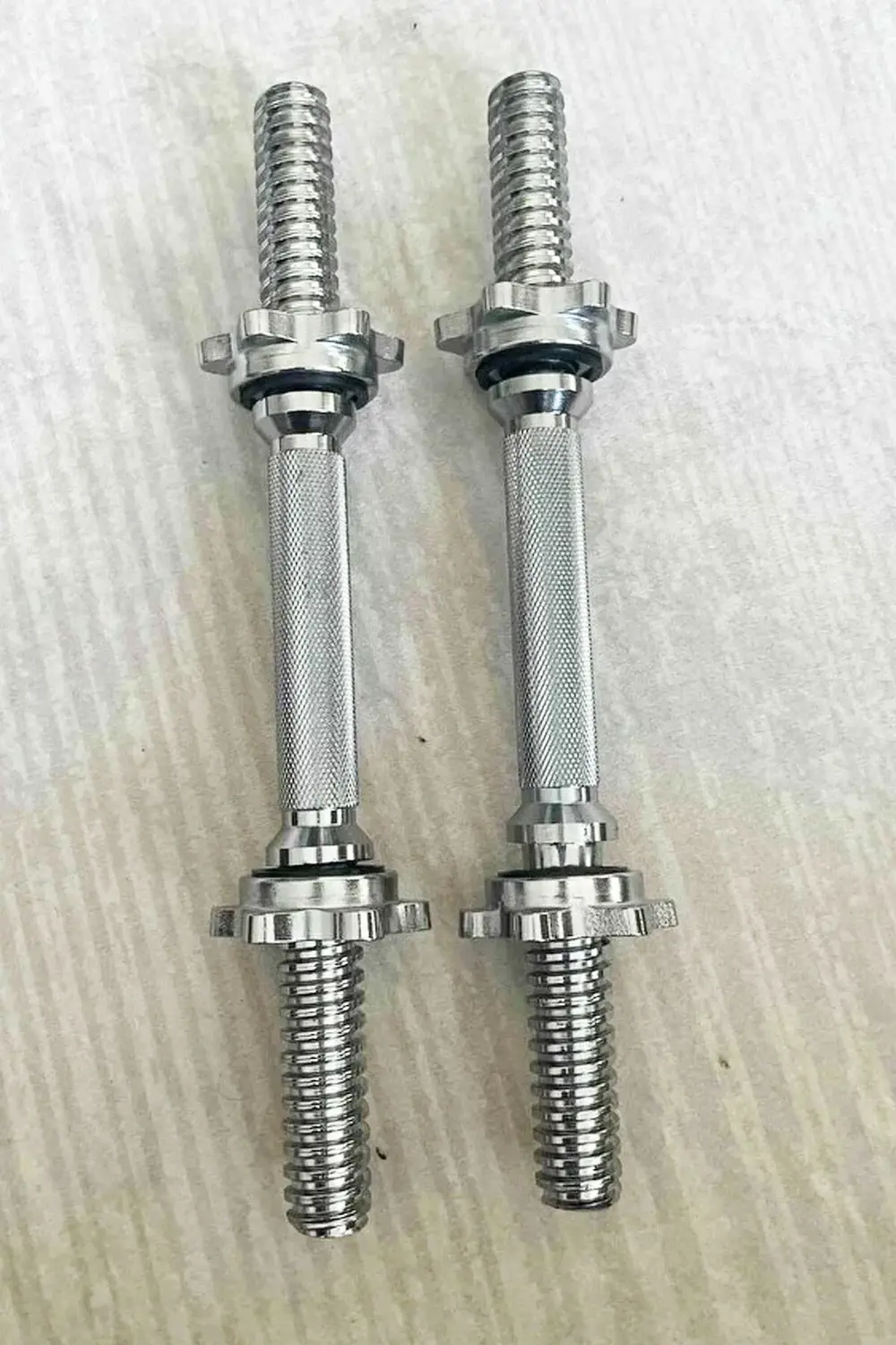 2'Li Full Krom Kısa Bar 36 Cm İçi Dolu Kısa Bar 25,4 Mm Ile 29 Mm