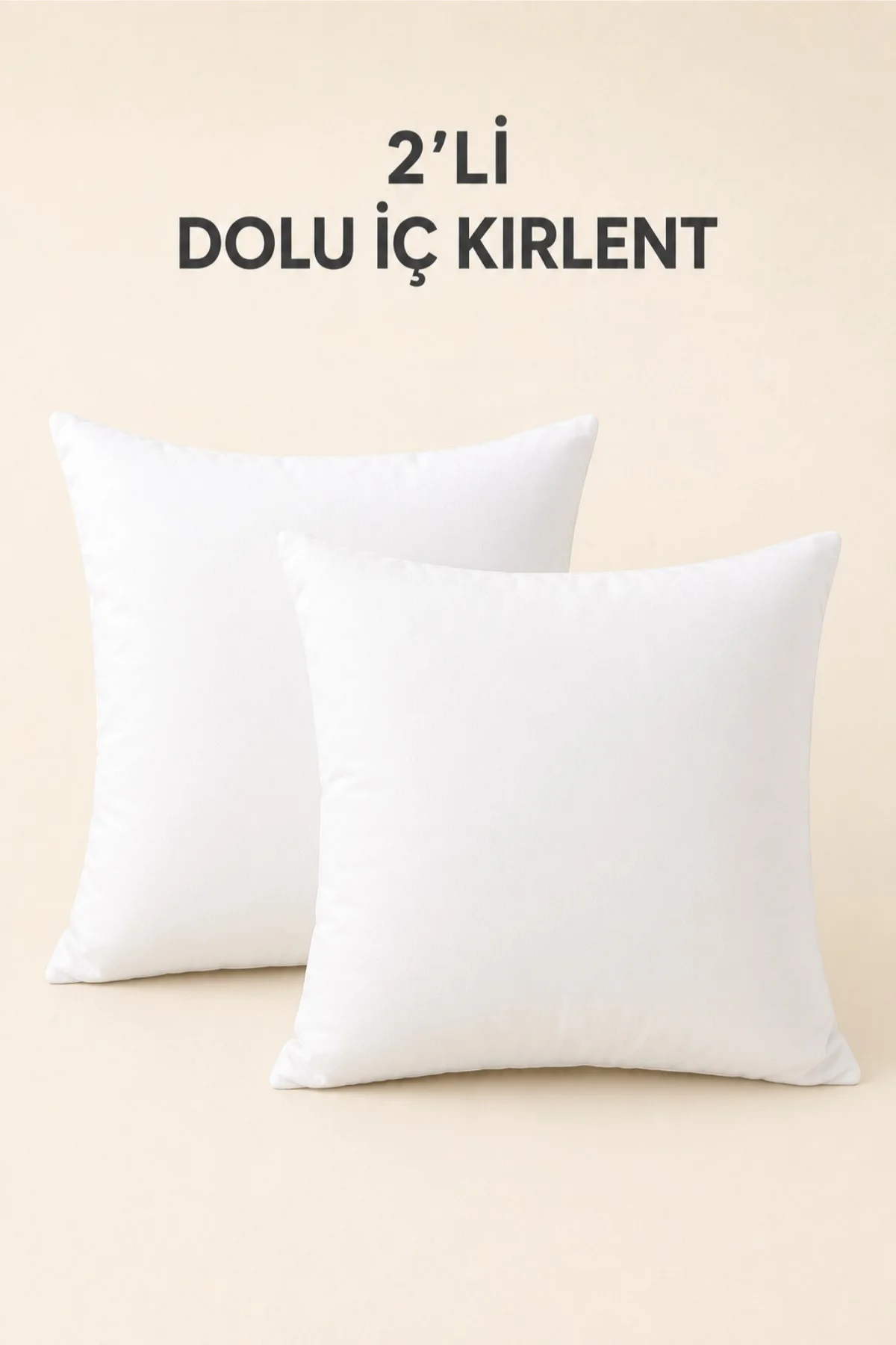 2'li İç Kırlent Silikon Elyaf Dolgulu Koltuk Kırlenti İç Yastık Dolgusu Kırlent İçi Fiyatı, Yorumları ve Özellikleri