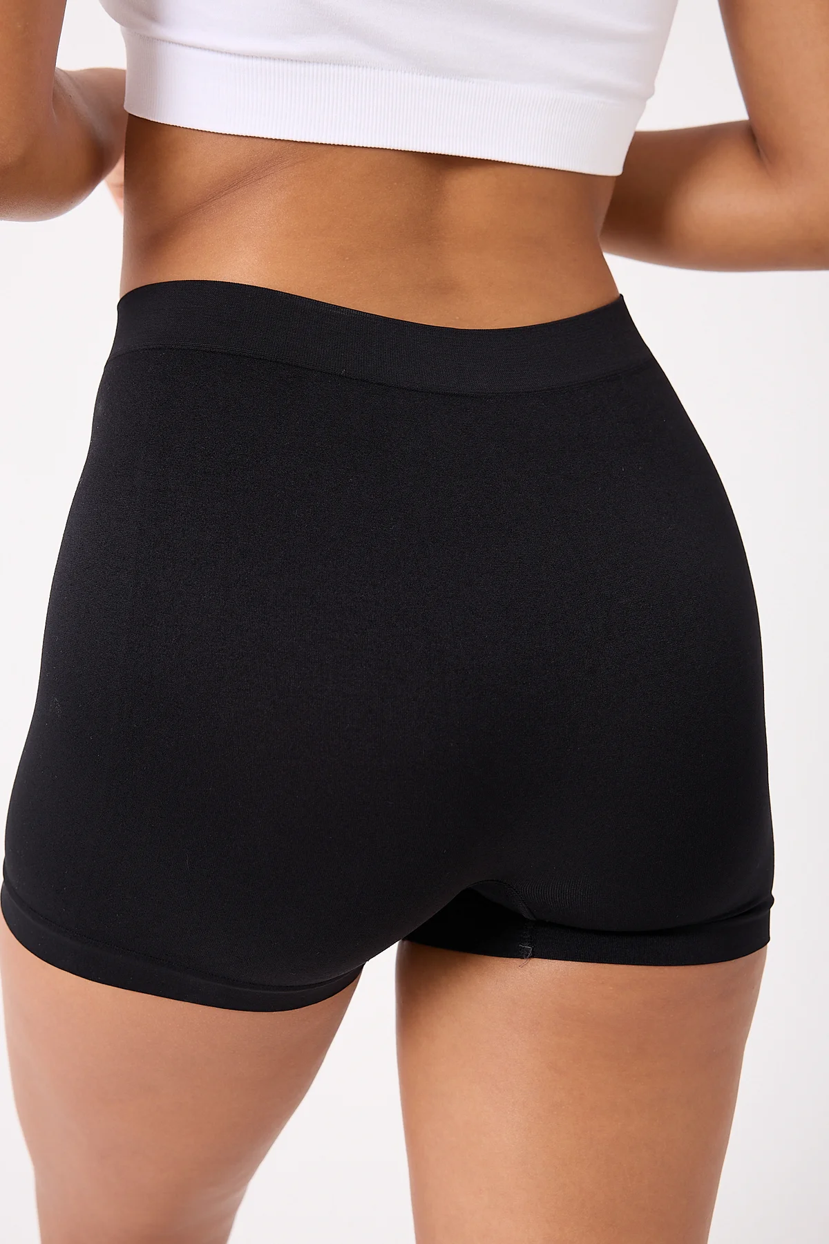 2'li Kadın Dikişsiz Esnek Basic Boxer