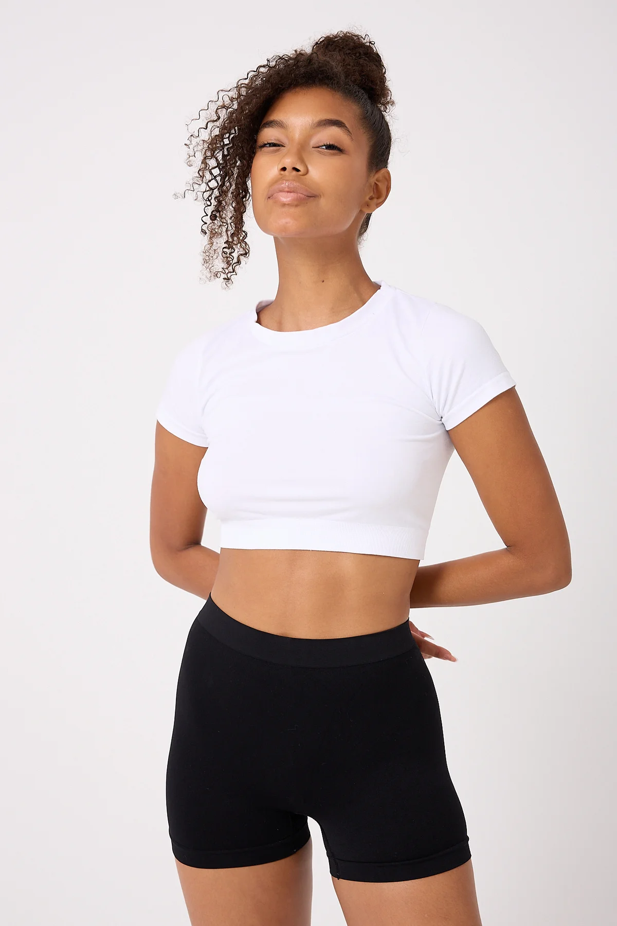 2'li Kadın Dikişsiz Esnek Basic Boxer