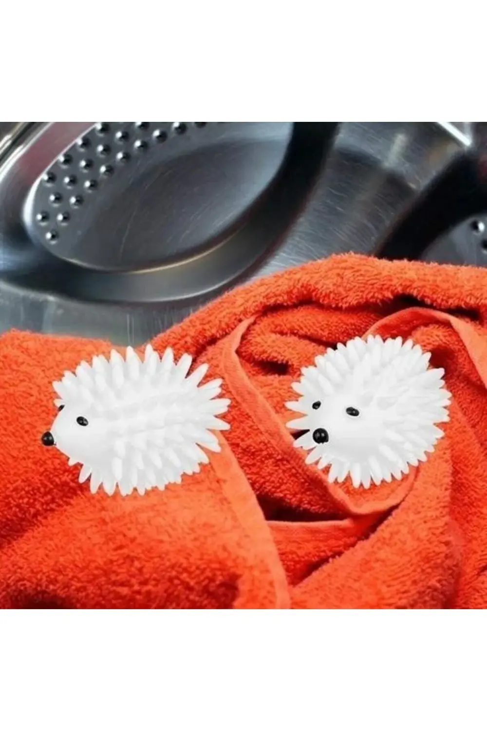 ® 2'Li Kirpi Model Tüy Toplayıcı Kırışık Önleyici Çamaşır Kurutma