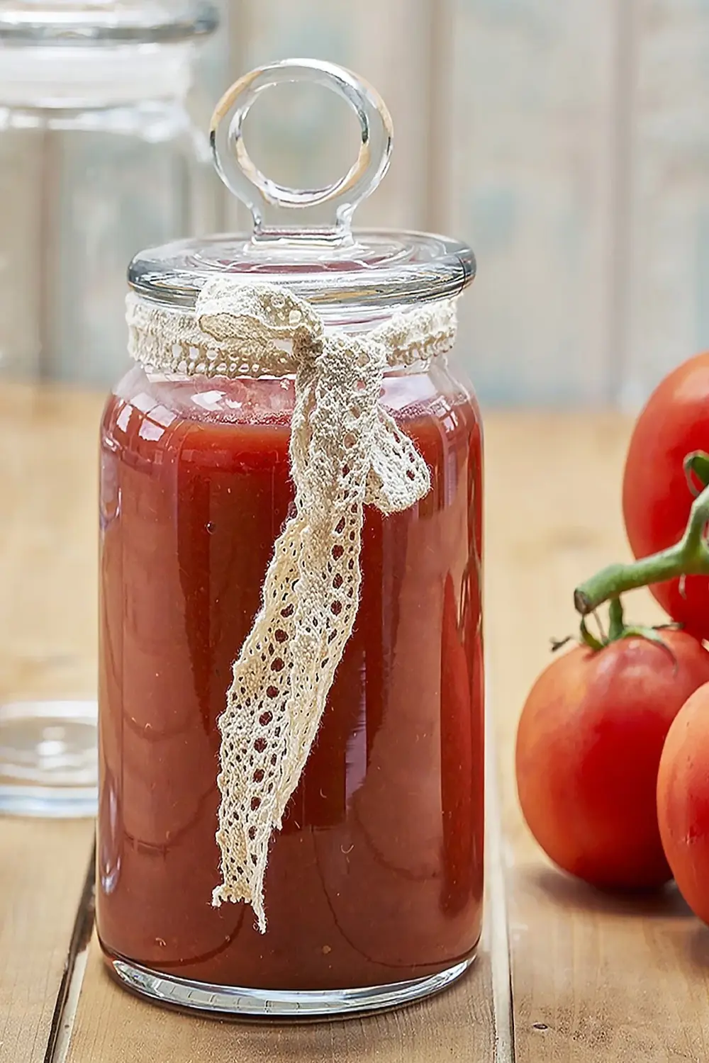 2'li Kitchen Slim Cam Kapaklı Büyük Kavanoz Seti - 1130cc