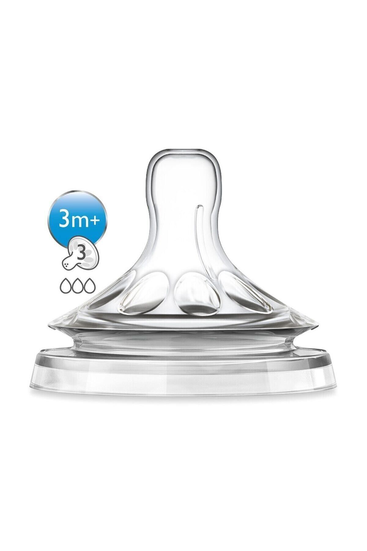 Philips Avent 2'Li Natural Biberon Emziği 3 Ay