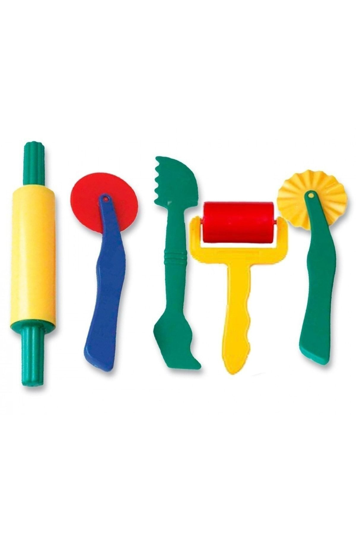 Oyuncak Store 2Li Oyun Hamur Seti - 5 Li Oyun Hamur Şekillendirici Ve 6 Adet Oy