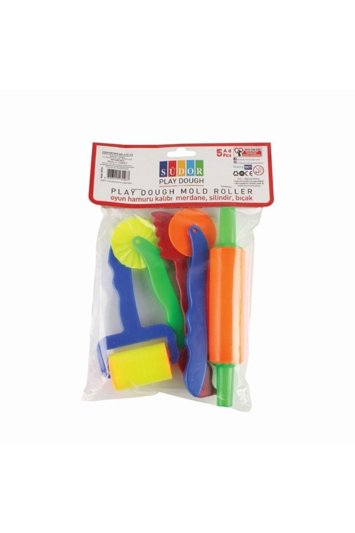 Oyuncak Store 2Li Oyun Hamur Seti - 5 Li Oyun Hamur Şekillendirici Ve 6 Adet Oy